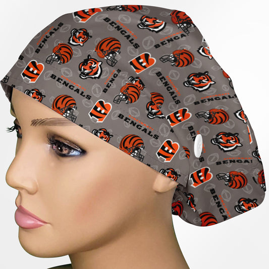 Bengals Logo Euro Scrub Cap