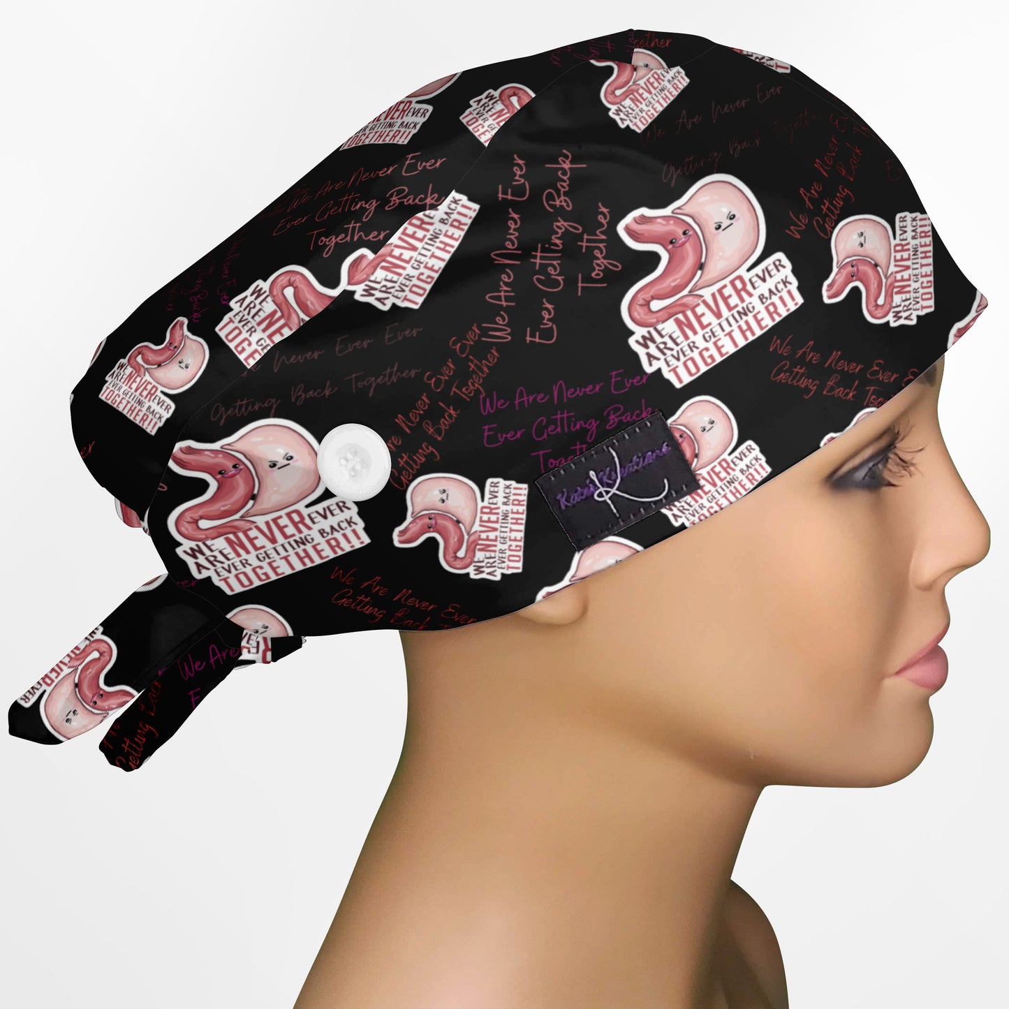 Bariatric Low-Tie Surgeon Scrub Cap