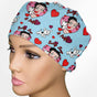 Betty Boop And Pudgy Low-Tie Surgeon Scrub Cap