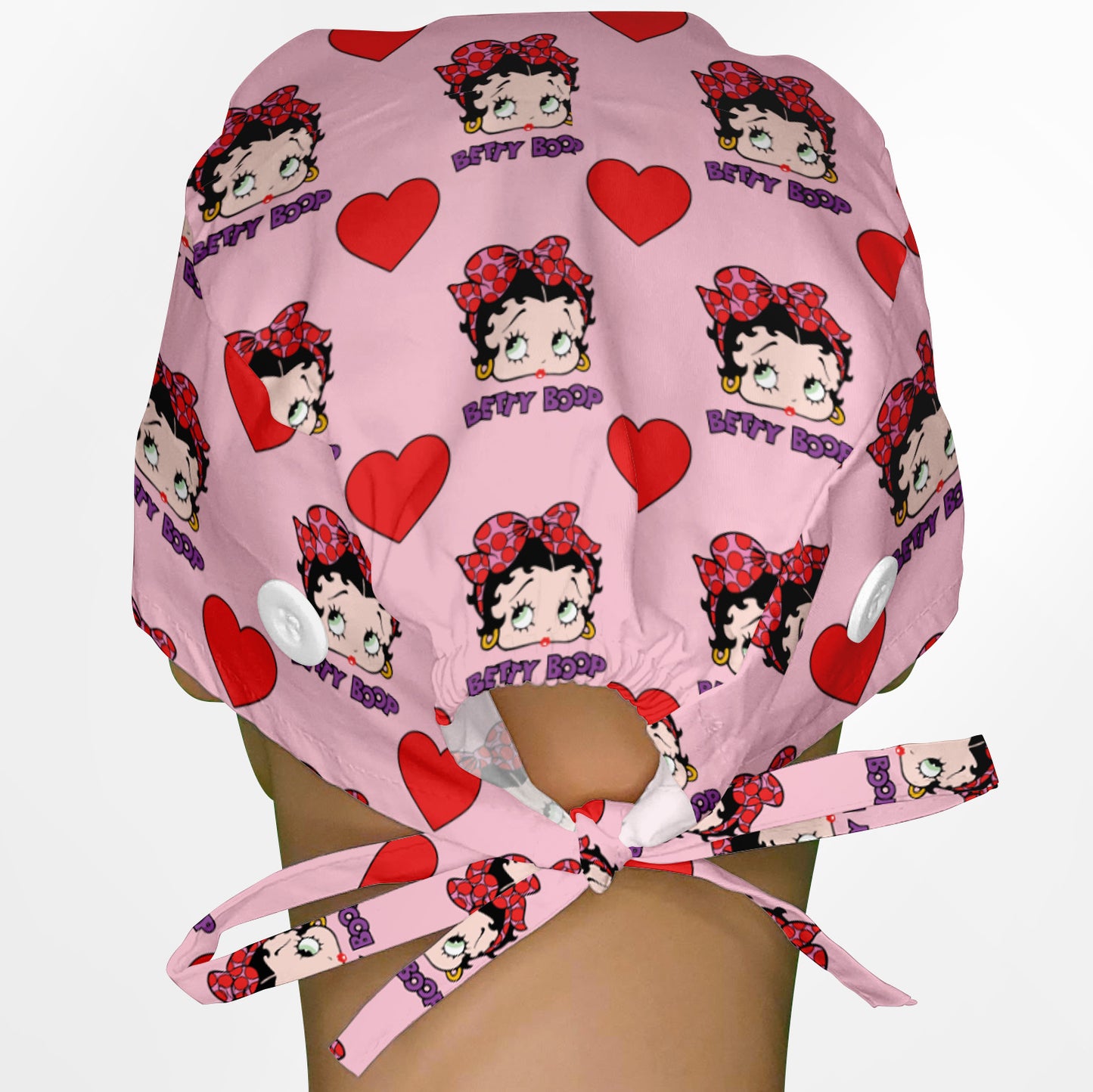 Betty Boop Pink Surgeon Scrub Cap