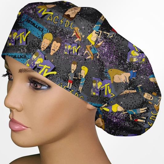 Beavis and Butt-Head Bouffant Scrub Cap