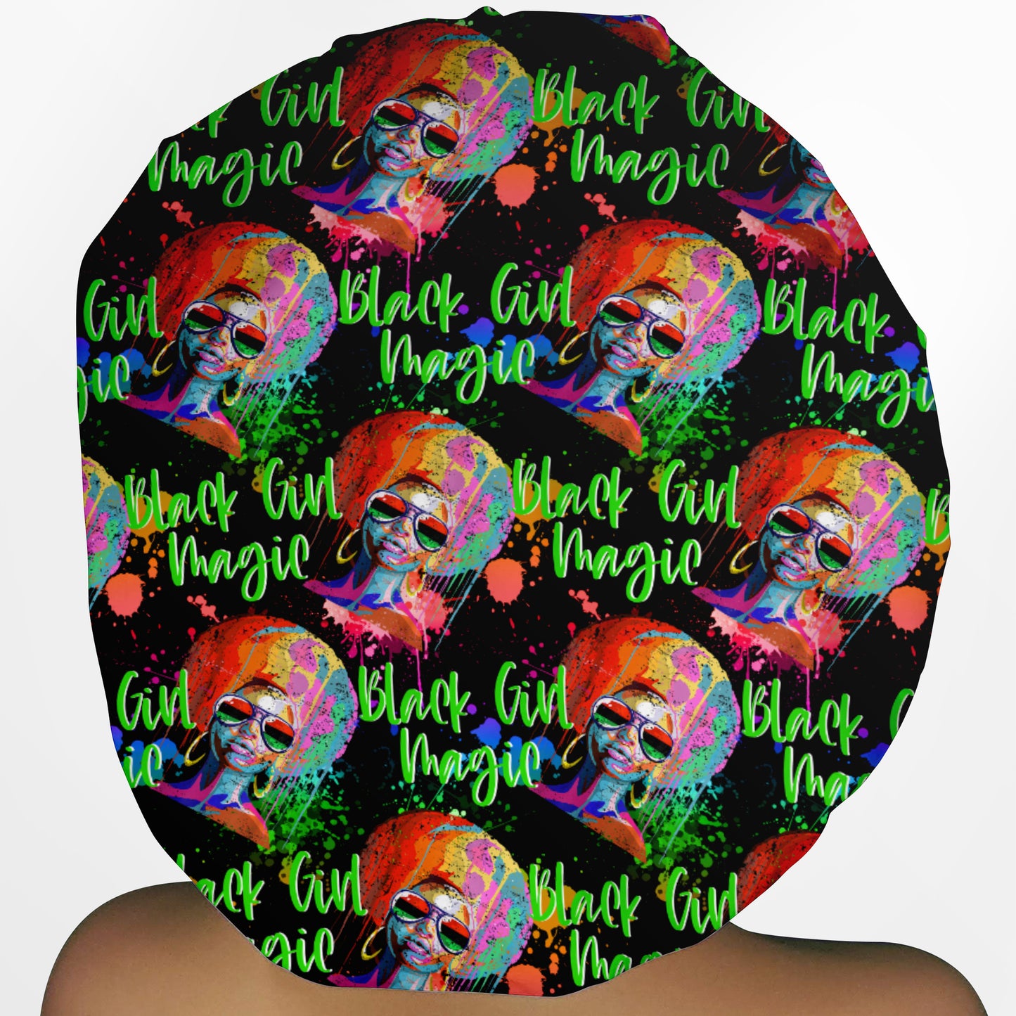 Black Girl Magic Bouffant Scrub Cap