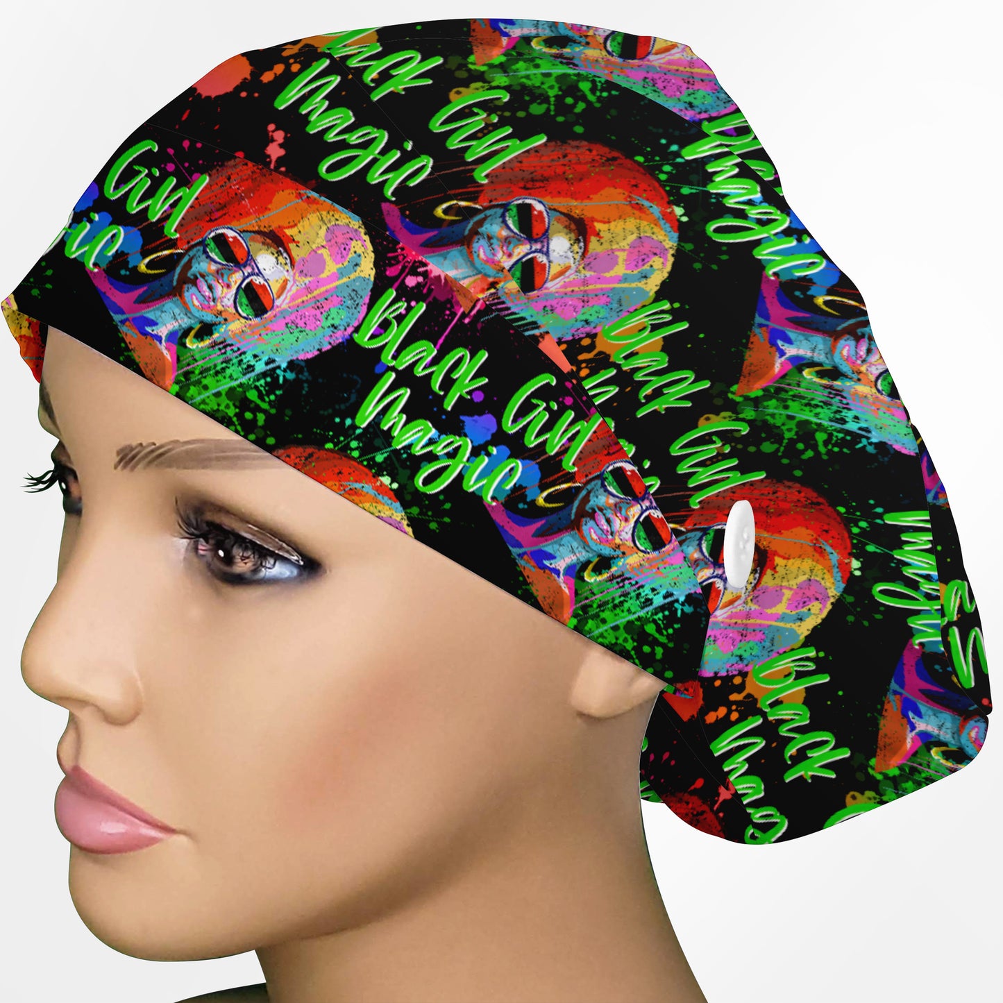 Black Girl Magic Euro Scrub Cap