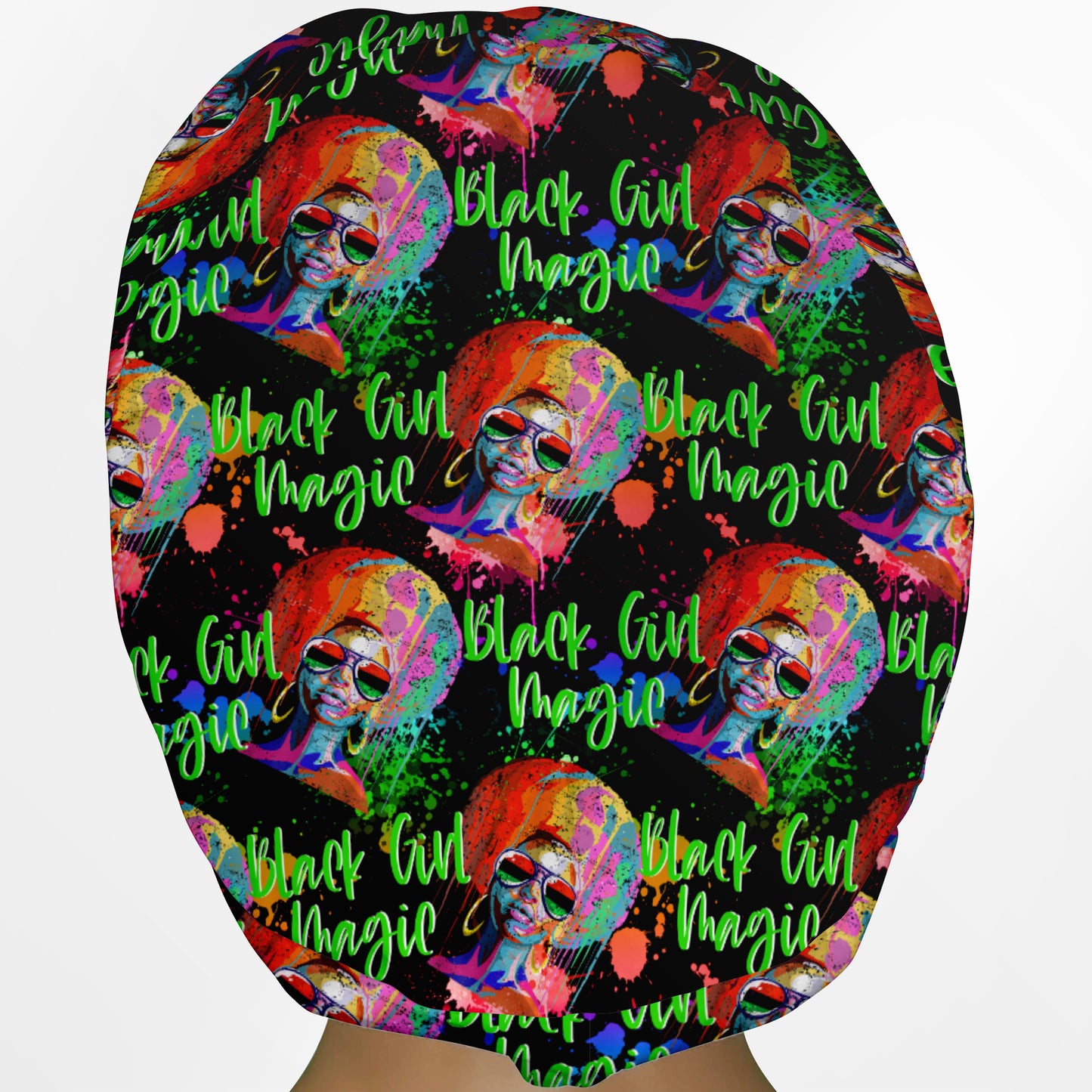 Black Girl Magic Euro Scrub Cap