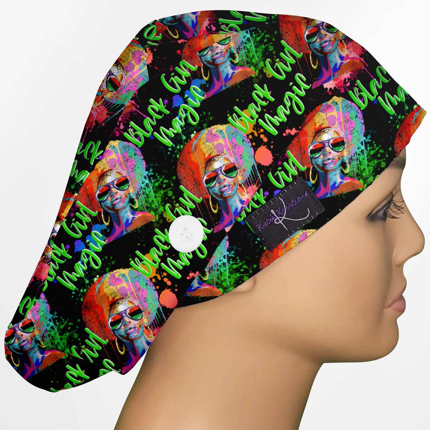 Black Girl Magic Euro Scrub Cap