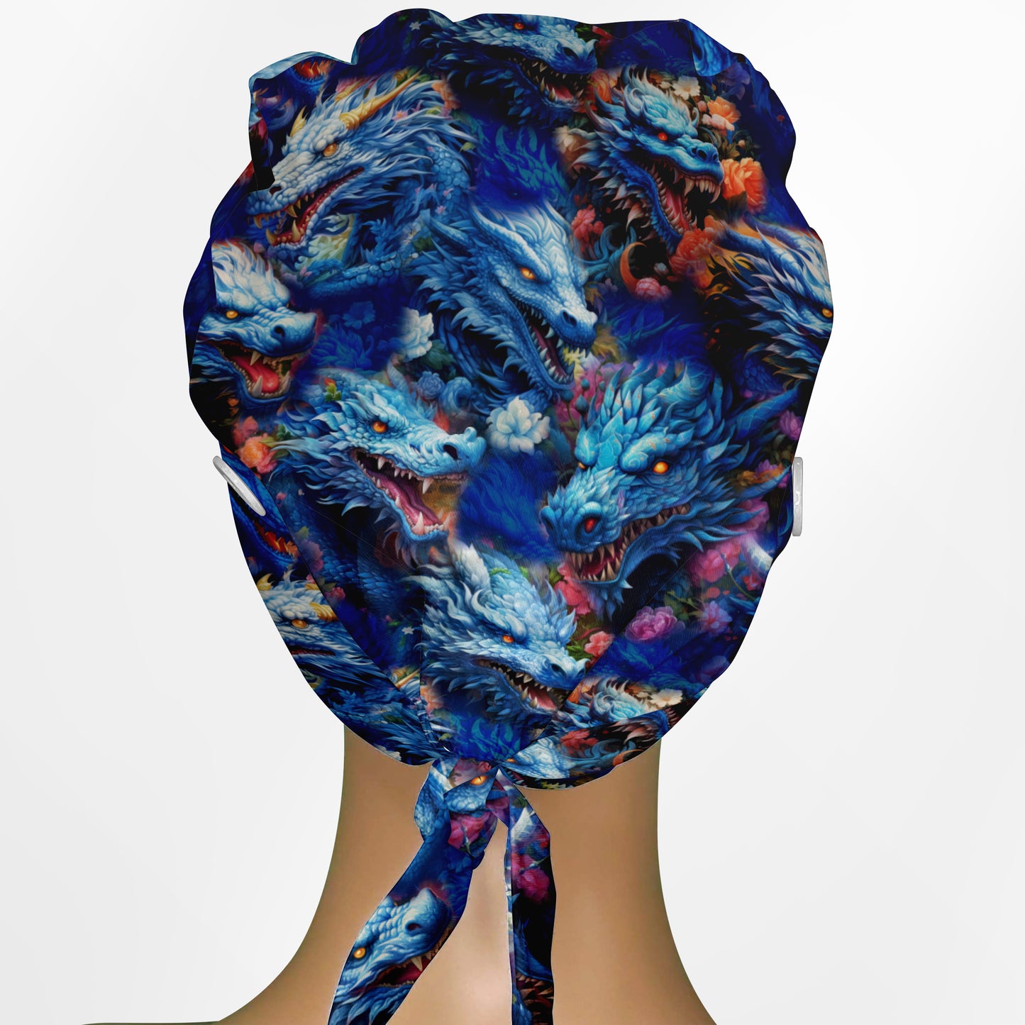 Bleu Dragoon Low-Tie Surgeon Scrub Cap