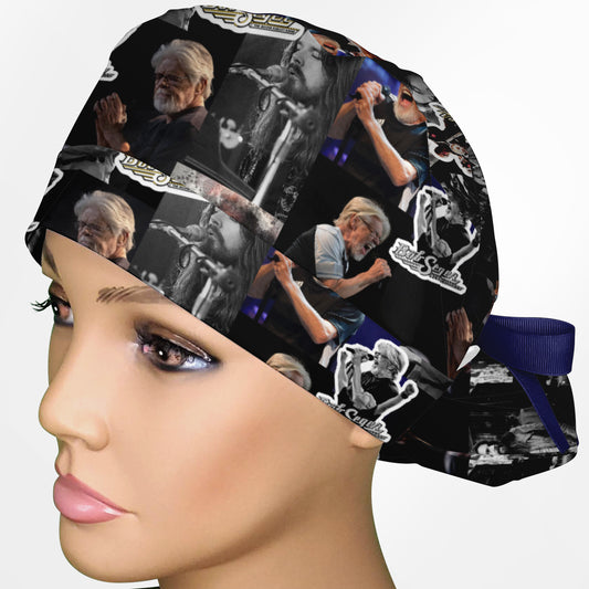 Bob Seger Ponytail Scrub Cap