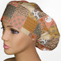 Boho Dreams Patch Work Bouffant Scrub Cap