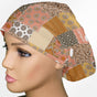 Boho Dreams Patch Work Euro Scrub Cap