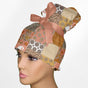 Boho Dreams Patch Work High Bun Ponytail Scrub Cap