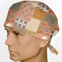 Boho Dreams Patch Work Surgeon Scrub Cap
