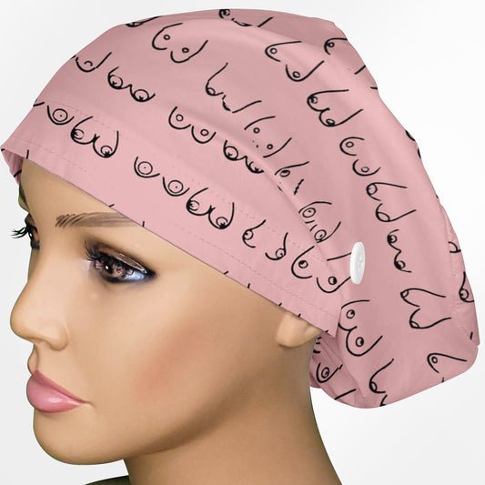 Boobies Euro Scrub Cap