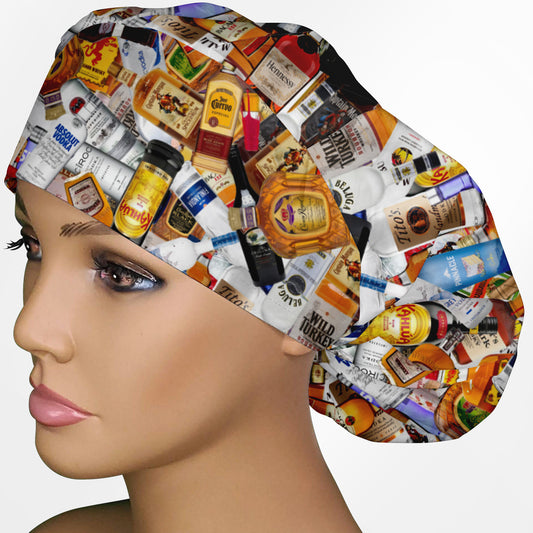 Booze Bouffant Scrub Cap