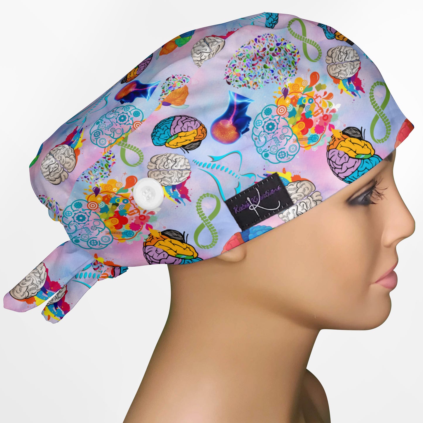 Brains And Spine Low-Tie Surgeon Scrub Cap