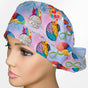 Brains And Spine Ponytail Scrub Cap