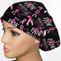 Breast Cancer Euro Scrub Cap