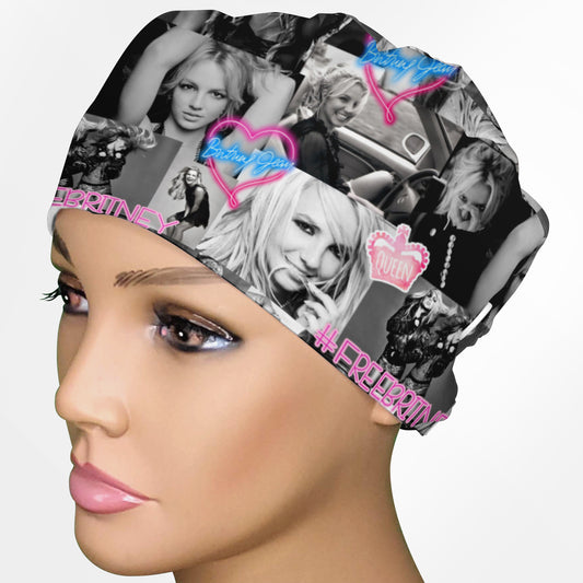 Brittney Spears Low-Tie Surgeon Scrub Cap