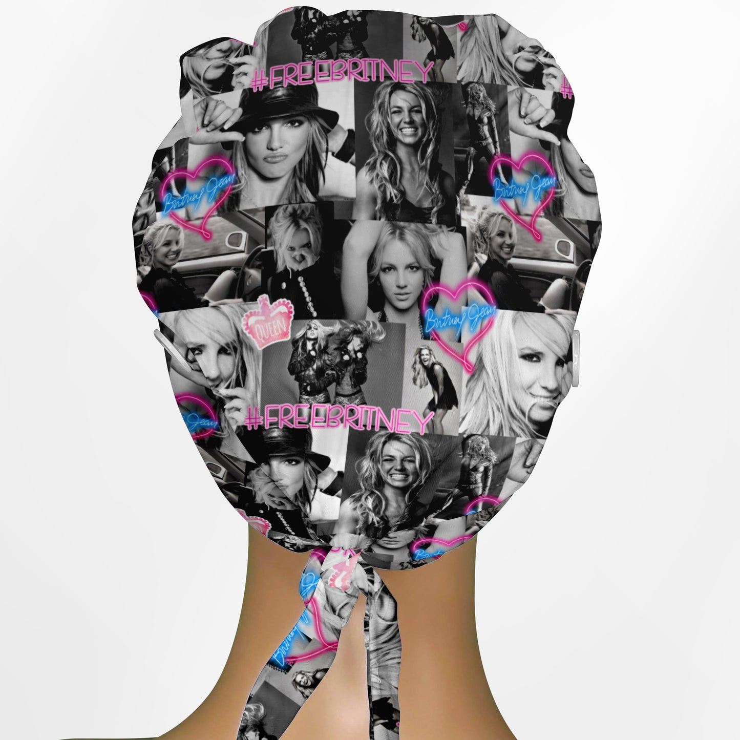 Brittney Spears Low-Tie Surgeon Scrub Cap