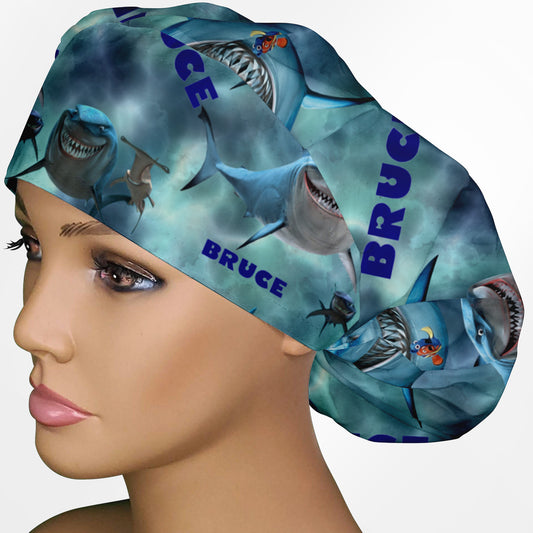 Fish Are Friends Bouffant Scrub Cap