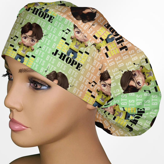 BTS J-Hope Bouffant Scrub Cap