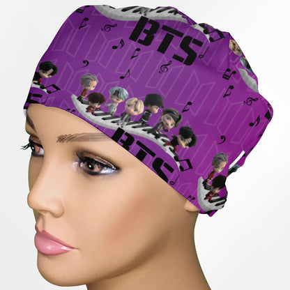 BTS K-Pop Low-Tie Surgeon Scrub Cap