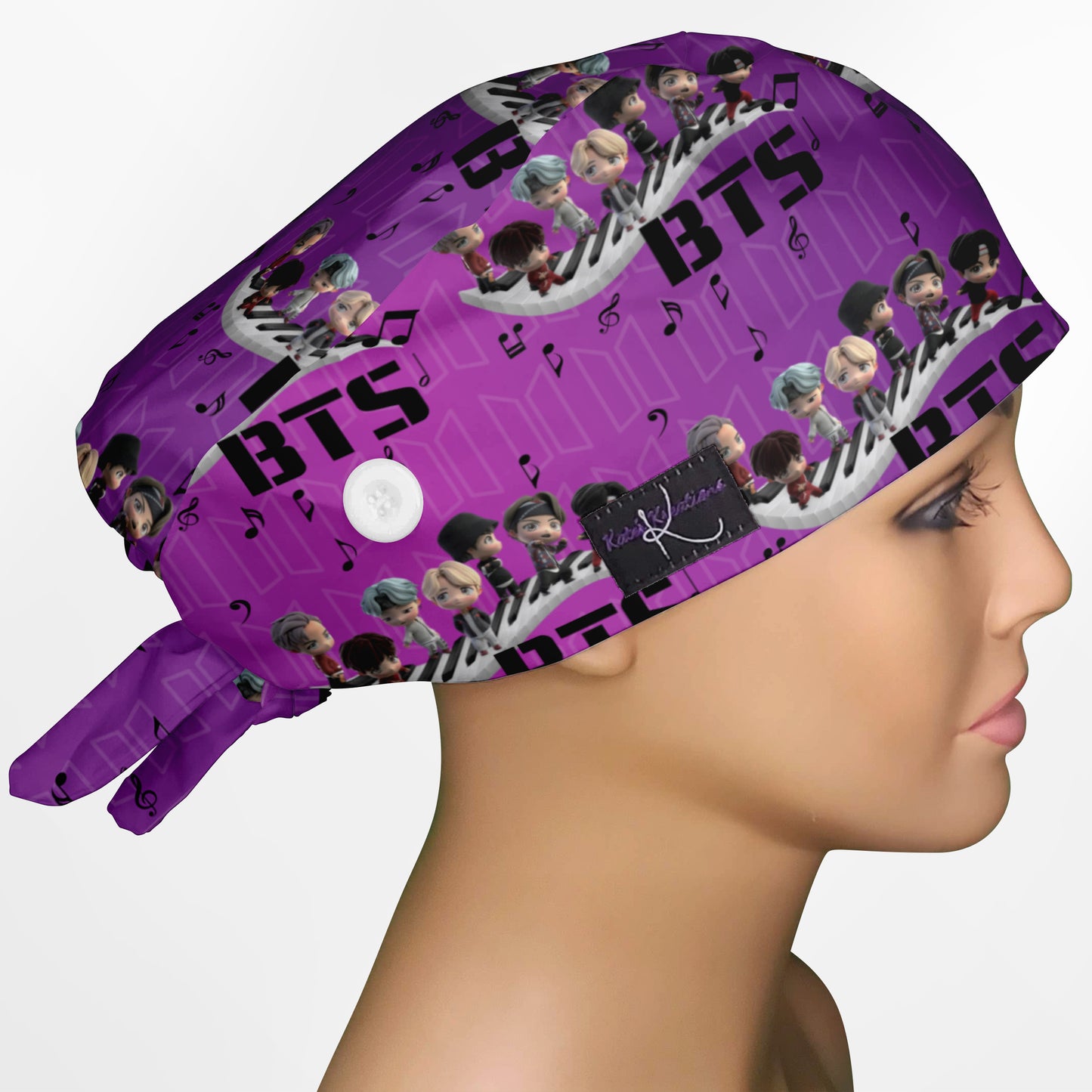 BTS K-Pop Low-Tie Surgeon Scrub Cap