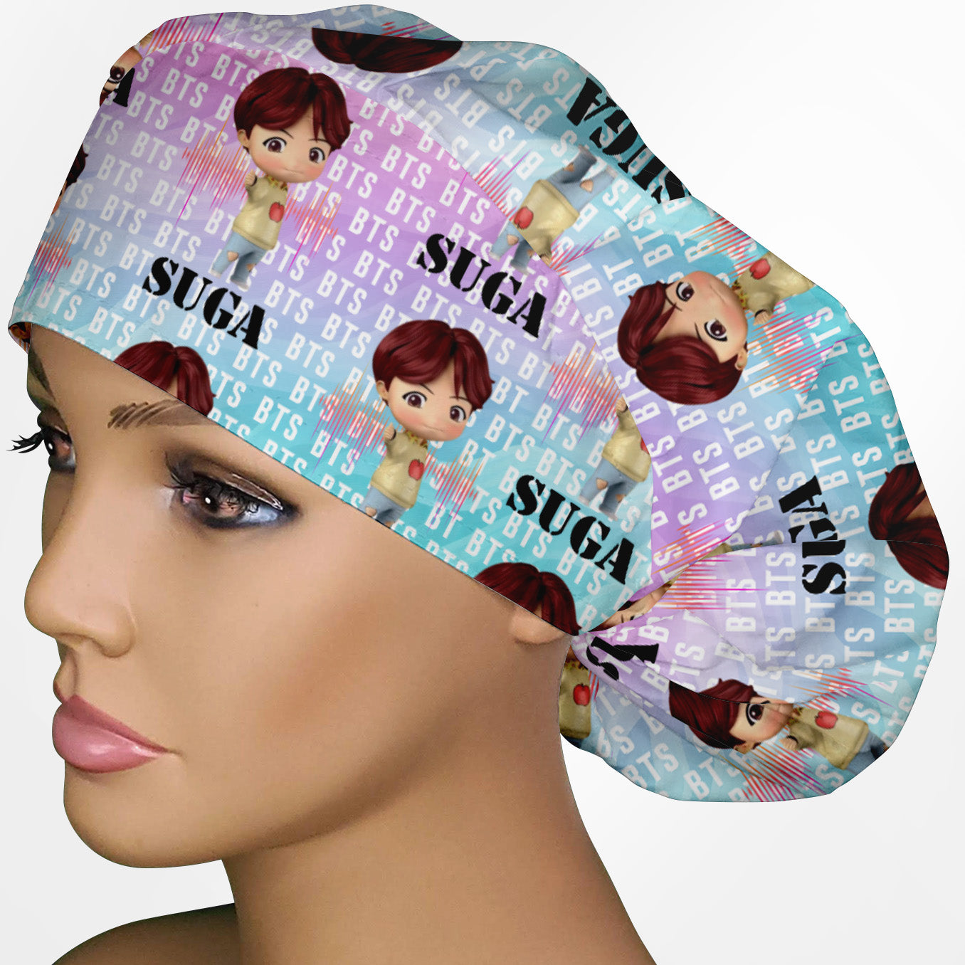 BTS Suga Bouffant Scrub Cap
