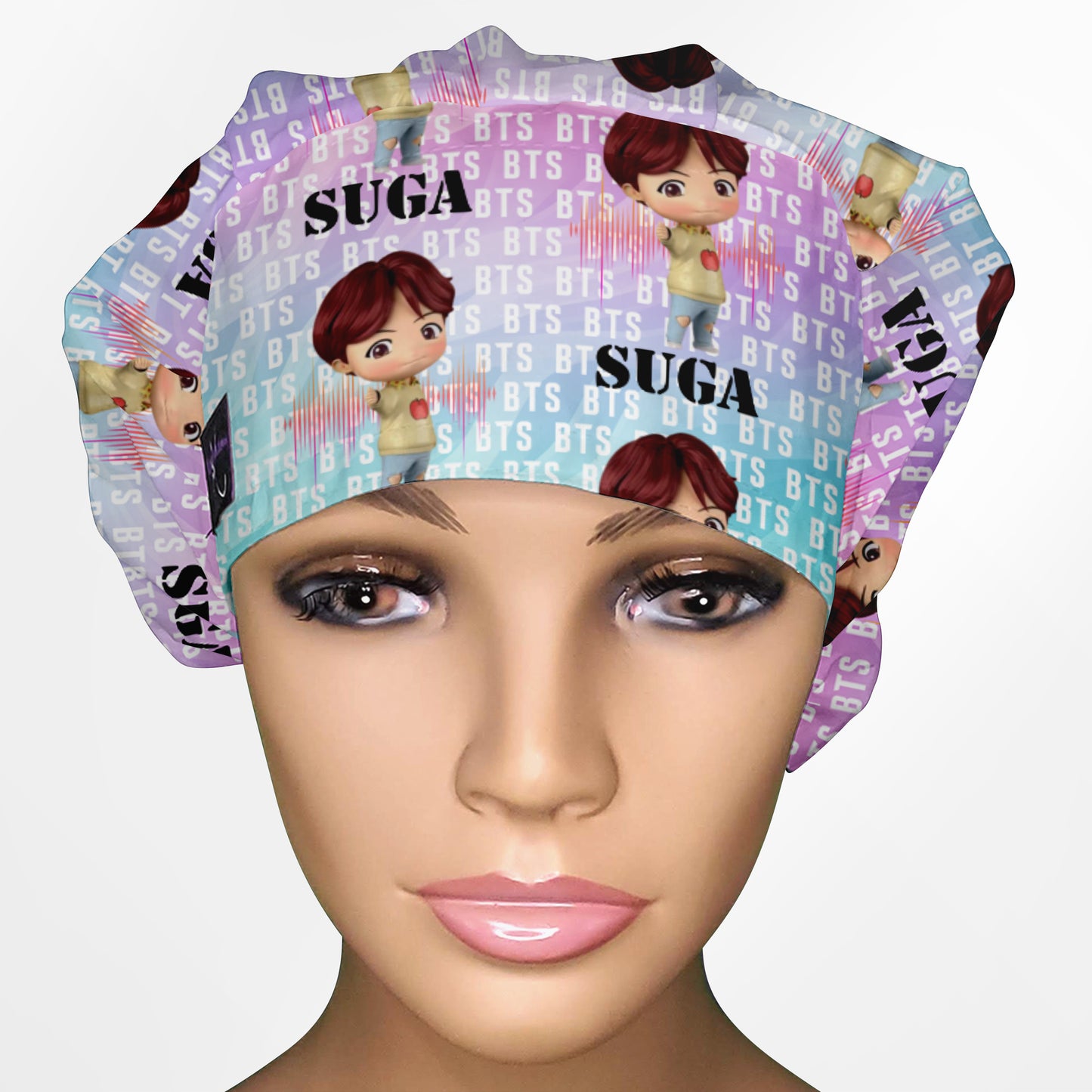 BTS Suga Bouffant Scrub Cap