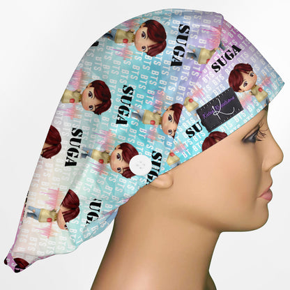 BTS Suga Bouffant Scrub Cap