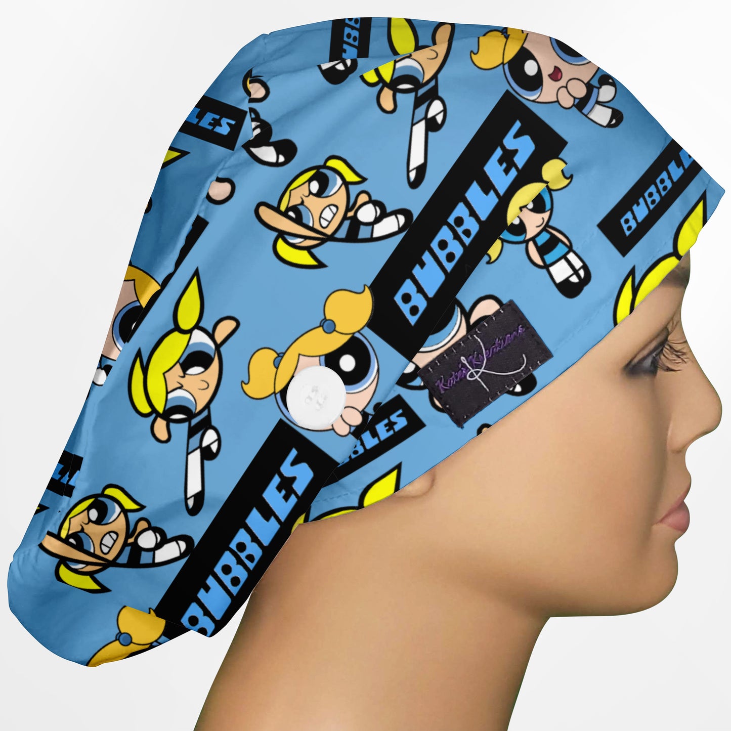 Bubbles Euro Scrub Cap