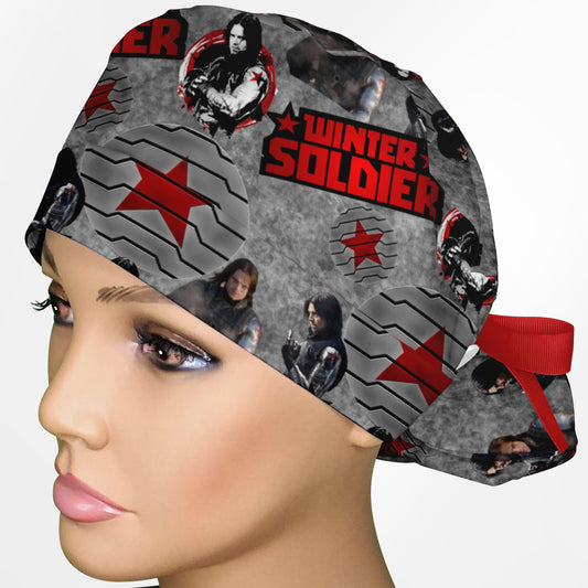 Frozen Valor Ponytail Scrub Cap