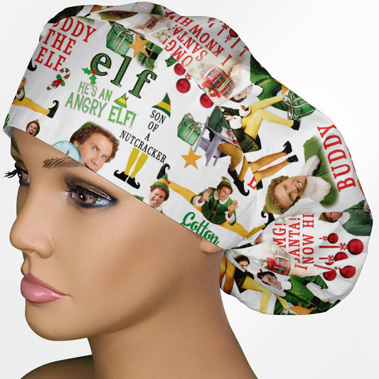 Buddy The Elf Bouffant Scrub Cap