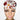 Buffalo Plaid (White) Ponytail Scrub Cap
