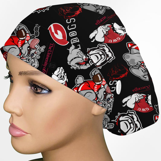 GA Bulldogs Euro Scrub Cap