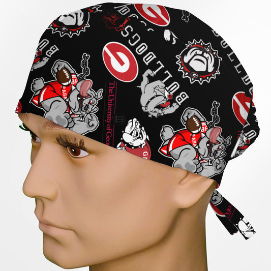GA Bulldogs Surgeon Scrub Cap