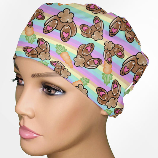 Bunny Butts Low-Tie Surgeon Scrub Cap