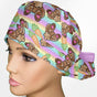 Bunny Butts Ponytail Scrub Cap