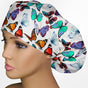 Butterflies Bouffant Scrub Cap