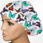 Butterflies Euro Scrub Cap