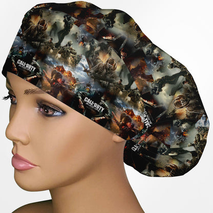 Call Of Duty Bouffant Scrub Cap