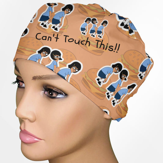 Can't Touch This Low-Tie Surgeon Scrub Cap