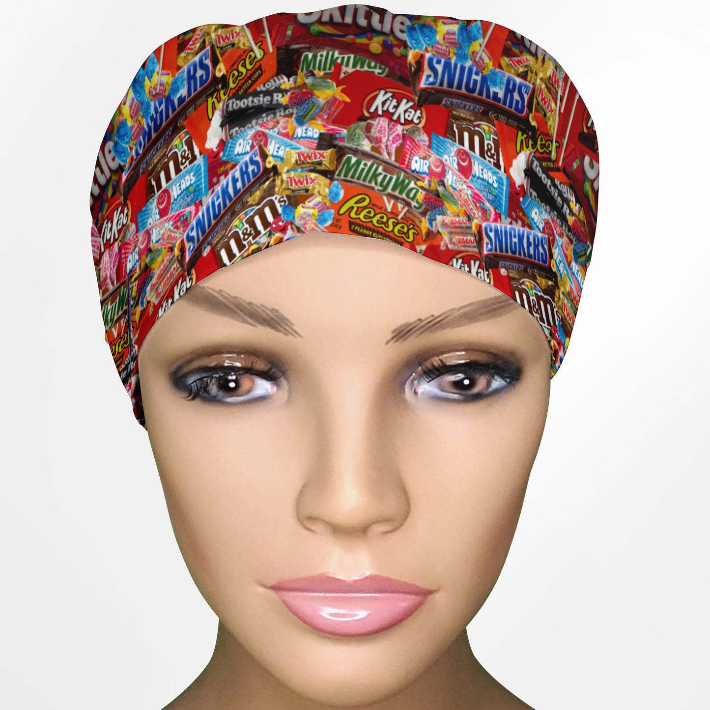 Candy Bars Euro Scrub Cap