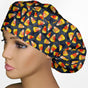 Candy Corn Bouffant Scrub Cap