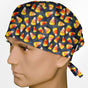 Candy Corn Surgeon Scrub Cap