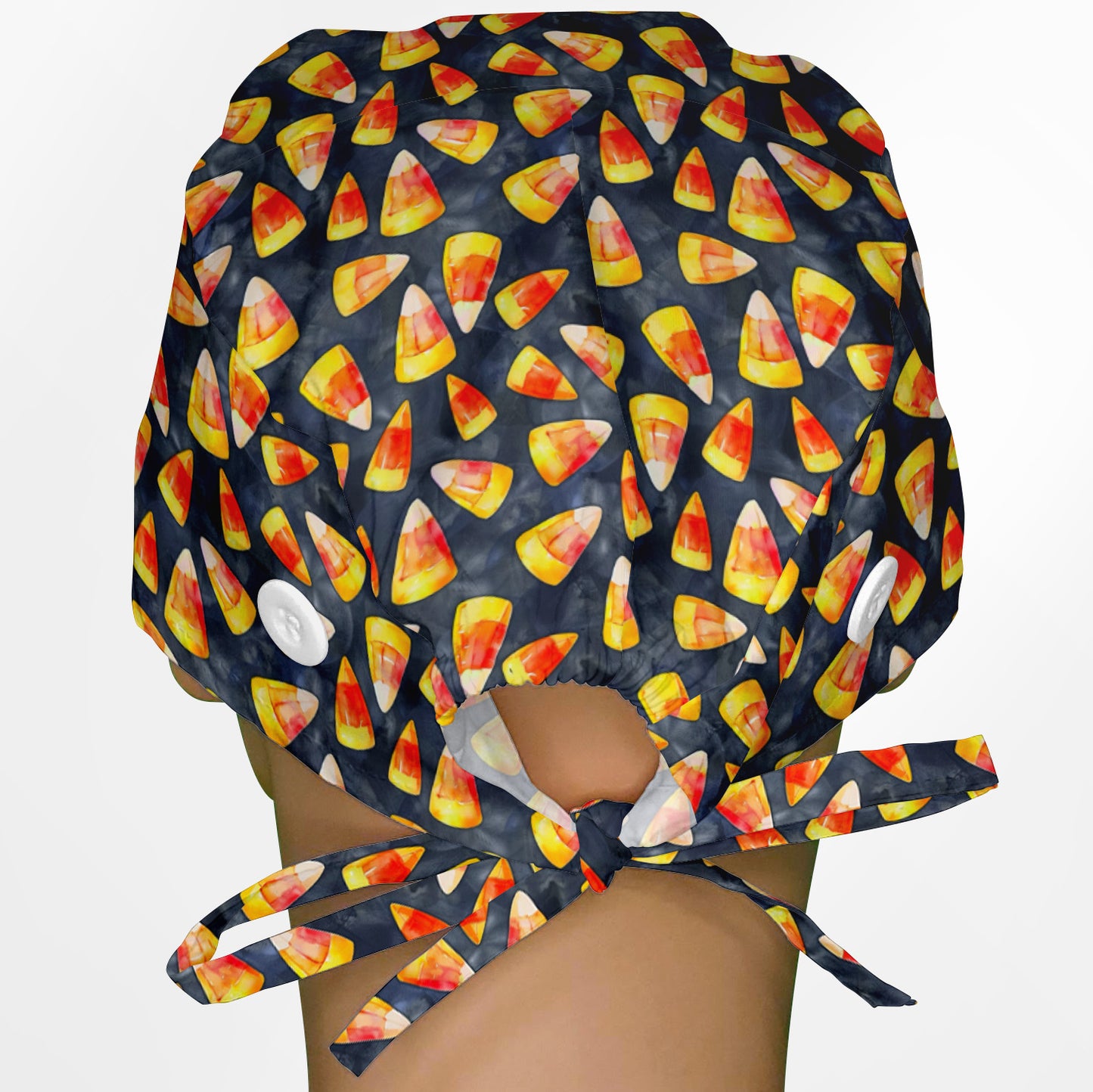 Candy Corn Surgeon Scrub Cap