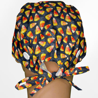 Candy Corn Surgeon Scrub Cap