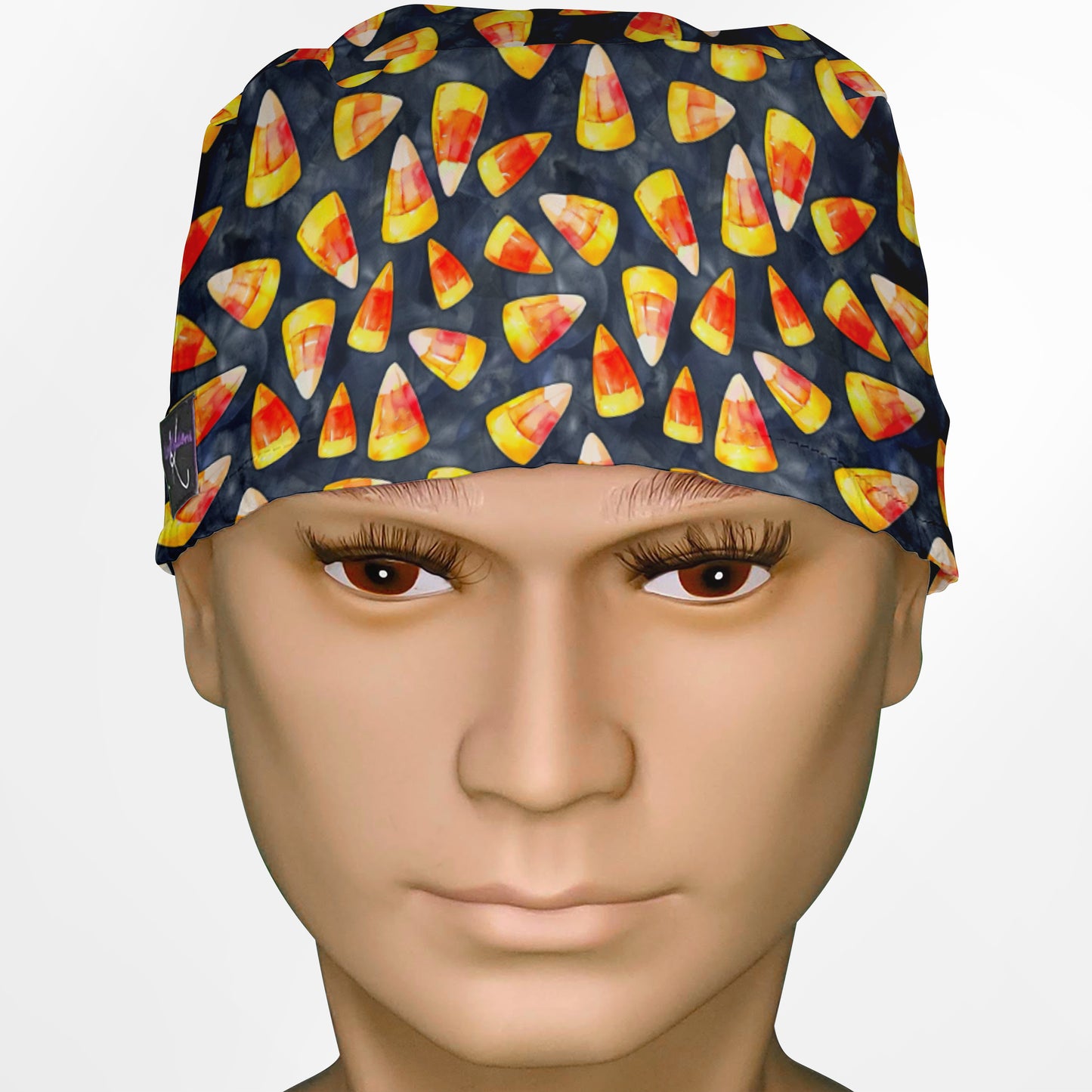 Candy Corn Surgeon Scrub Cap