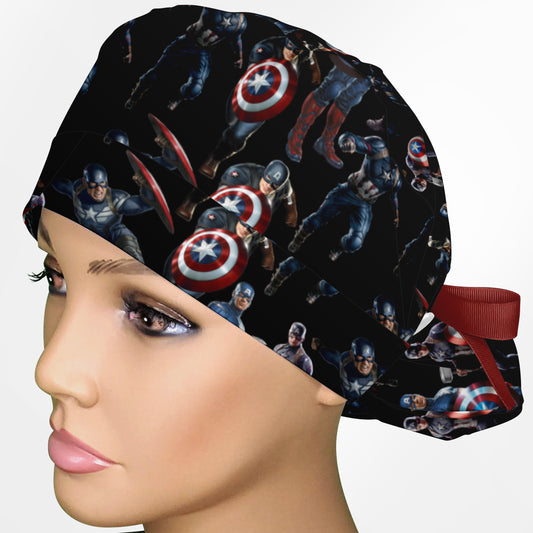 Freedom Force Ponytail Scrub Cap