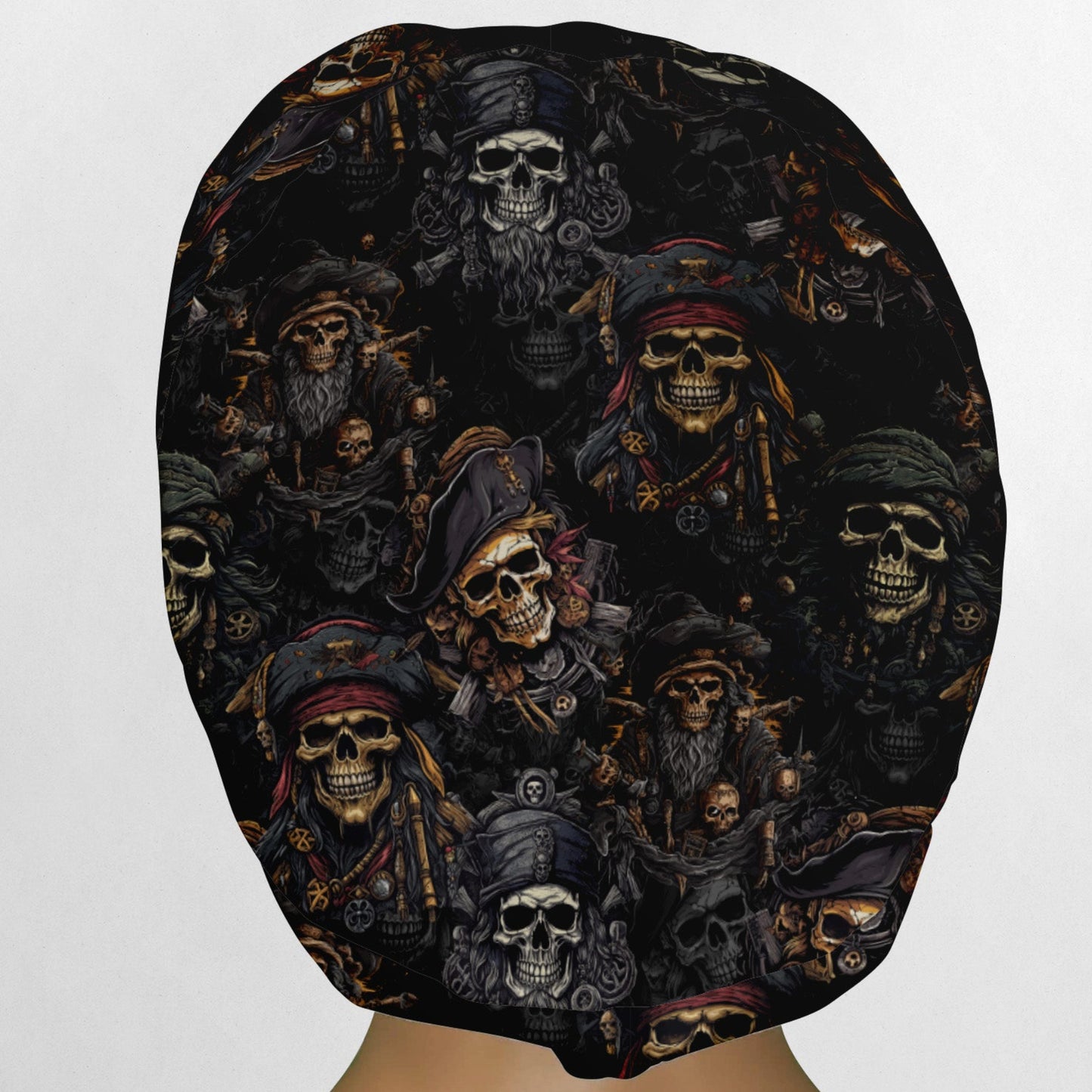 Caribbean Pirates Euro Scrub Cap