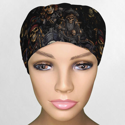 Caribbean Pirates Euro Scrub Cap